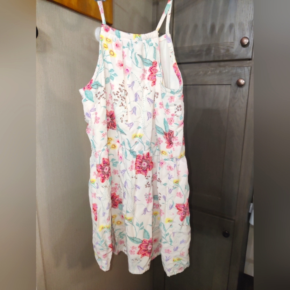 ***Old Navy Girls Size 5 Summer Floral Dress - Picture 3 of 5